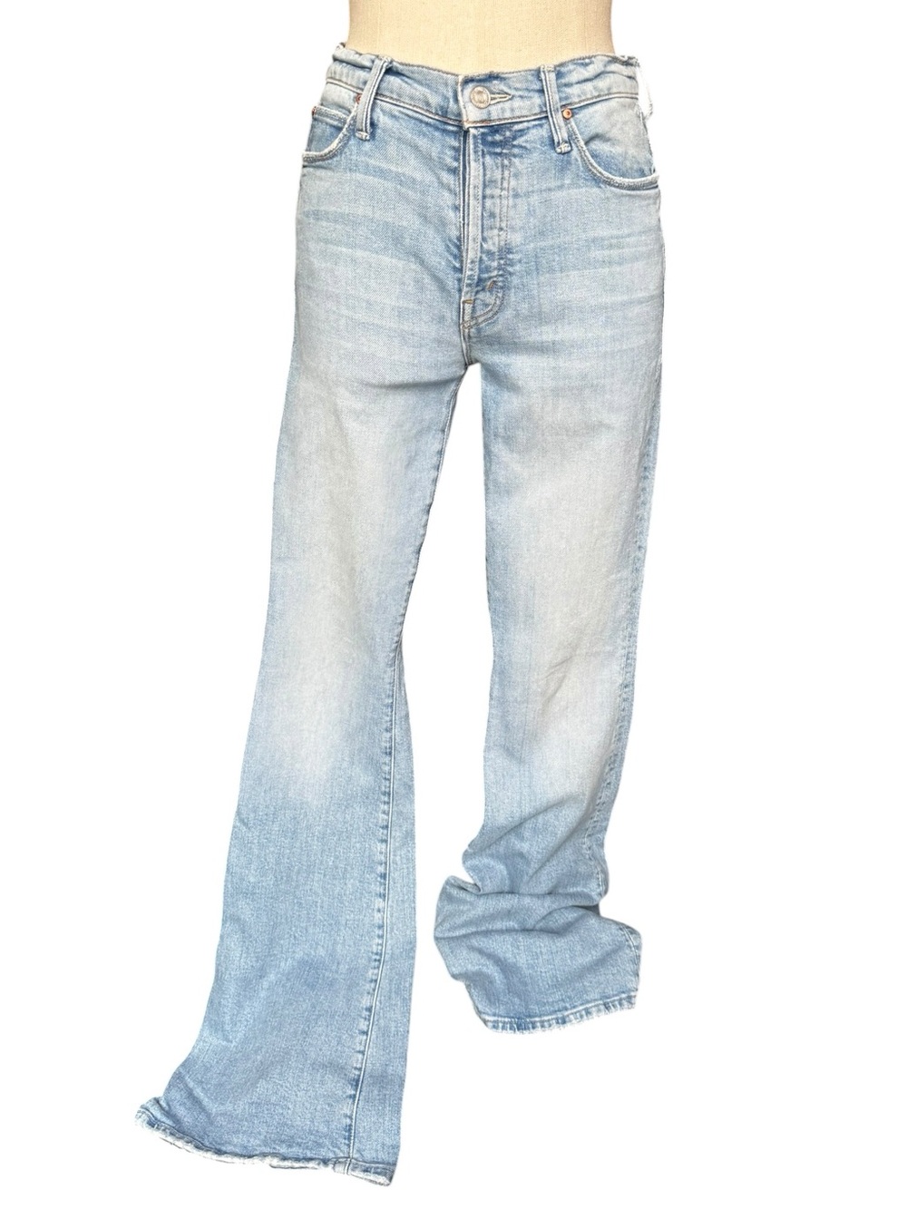 Mother Sioux Jeans in Pigskin Coronado Light Sistine Blue 27